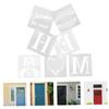 Uonlytech 7-Piece Welcome Stencil Set view 3