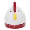 Mechanical Cartoon Chicken Kitchen Timer, 60 Minutes, White view 1