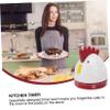 Mechanical Cartoon Chicken Kitchen Timer, 60 Minutes, White view 3