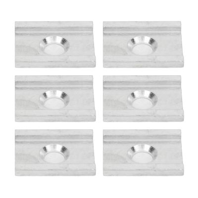 Tbest 6-Piece Anodized Aluminum Kayak Adapter Plates with O-Rings for Feelfree Johnny Boats and 3 Waters Kayaks