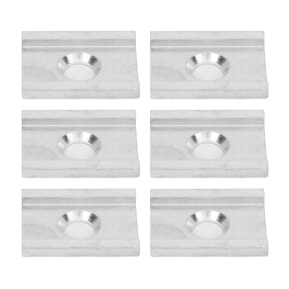 Tbest 6-Piece Anodized Aluminum Kayak Adapter Plates with O-Rings for Feelfree Johnny Boats and 3 Waters Kayaks