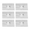 Tbest 6-Piece Anodized Aluminum Kayak Adapter Plates with O-Rings for Feelfree Johnny Boats and 3 Waters Kayaks view 1