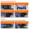 Fockety Car Ramps for Oil Changes and Lifting, 2,000 kg Capacity, Low-Profile Auto Service Ramps, 2-Pack view 4