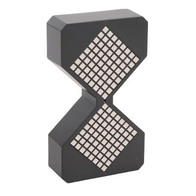 Depisuta LED Digital Electronic Hourglass, Multifunctional DIY Timer with Gravity Sensor and Ambient Light for Rooms, Classrooms, and Offices (Black)
