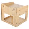 DOITOOL Wooden Desktop Printer Stand, Multi-Tier Storage Shelf and Desk Organizer for Small Items, Paper and Files view 1