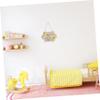 VALICLUD Yellow Hanging Ornament with Smooth Edges view 3