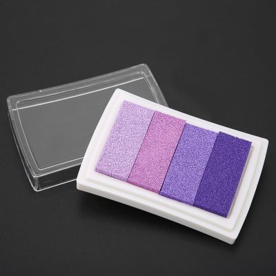 RIZGHWOY Craft Ink Pad - Gradient for Colorful Stamping (Purple Gradient)