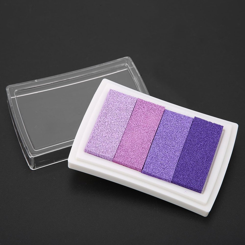 RIZGHWOY Craft Ink Pad - Gradient for Colorful Stamping (Purple Gradient)