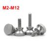 Generic 110-Piece M2 M2.5 M3 M4 M5 M6 M8 M10 M12 GB834 304 Stainless Steel Round Knurled Thumb Screws, High Step Head, Hand-Tightening Bolts for Curtain Walls (30 mm, M4, 5 pcs) view 3