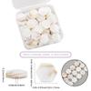 SUNNYCLUE 2 Strands Approx. 42 pcs 16mm Natural Sea Shell Beads view 2