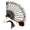 Homoyoyo Elegant Black Lace Folding Fan view 1