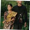 Homoyoyo Elegant Black Lace Folding Fan view 4