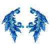 NBEADS 2-Pack Phoenix Tail Embroidery Patch view 1