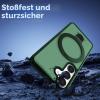 Meeter Case for Samsung Galaxy S22 with MagSafe, Invisible Magnetic Stand Ring, Green view 3