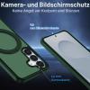 Meeter Case for Samsung Galaxy S22 with MagSafe, Invisible Magnetic Stand Ring, Green view 4