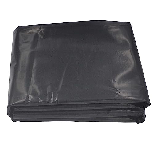 ZIUBMVDYC Black HDPE Pond Liner, 0.12 mm Thick, 7 x 20 m