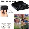 ZIUBMVDYC Black HDPE Pond Liner, 0.12 mm Thick, 7 x 20 m view 3