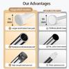 Extendable Tension Curtain Rod, 40–500 cm, No Drilling, 33 mm, Black (410–500 cm) view 2