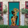 African Woman Door Sticker, Self-Adhesive 3D Door Wallpaper, 90 x 210 cm view 4