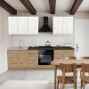 Laclar FREZO Kitchen Wall Cabinet, Handleless, Soft-Close, High-Gloss White, 50 x 32 x 72 cm view 3