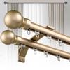 WDFYM Double Curtain Track for Wall Mounting, 1.6 m (5.2 ft) view 1