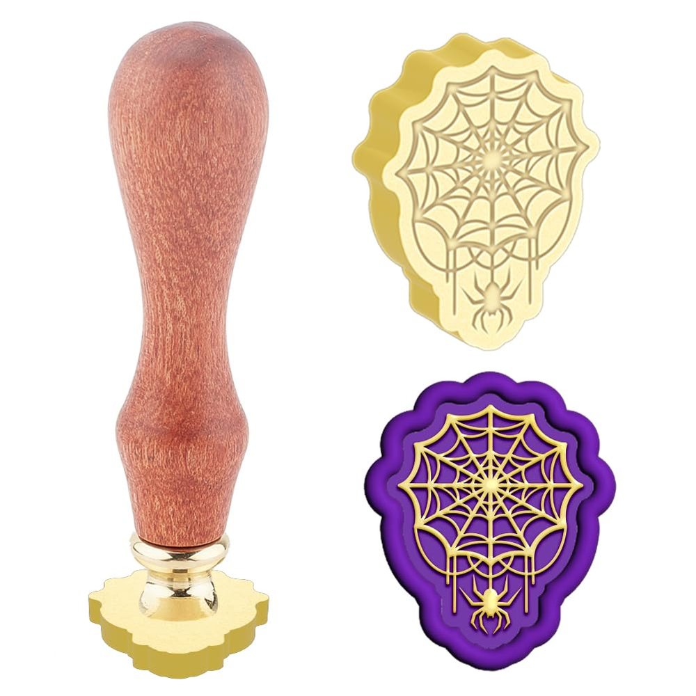 Hobbspring Wax Seal Stamp with Spider Web