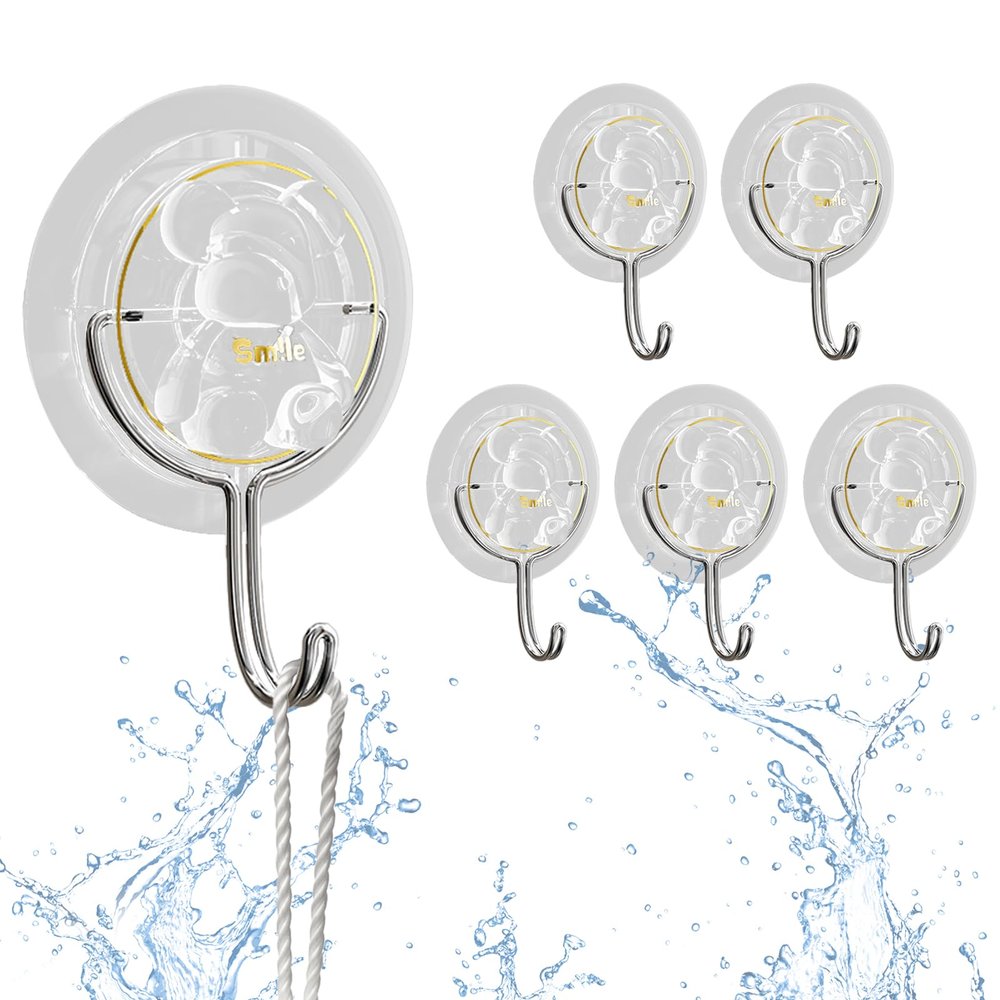 pilyero 6-Pack Suction Cup Hooks