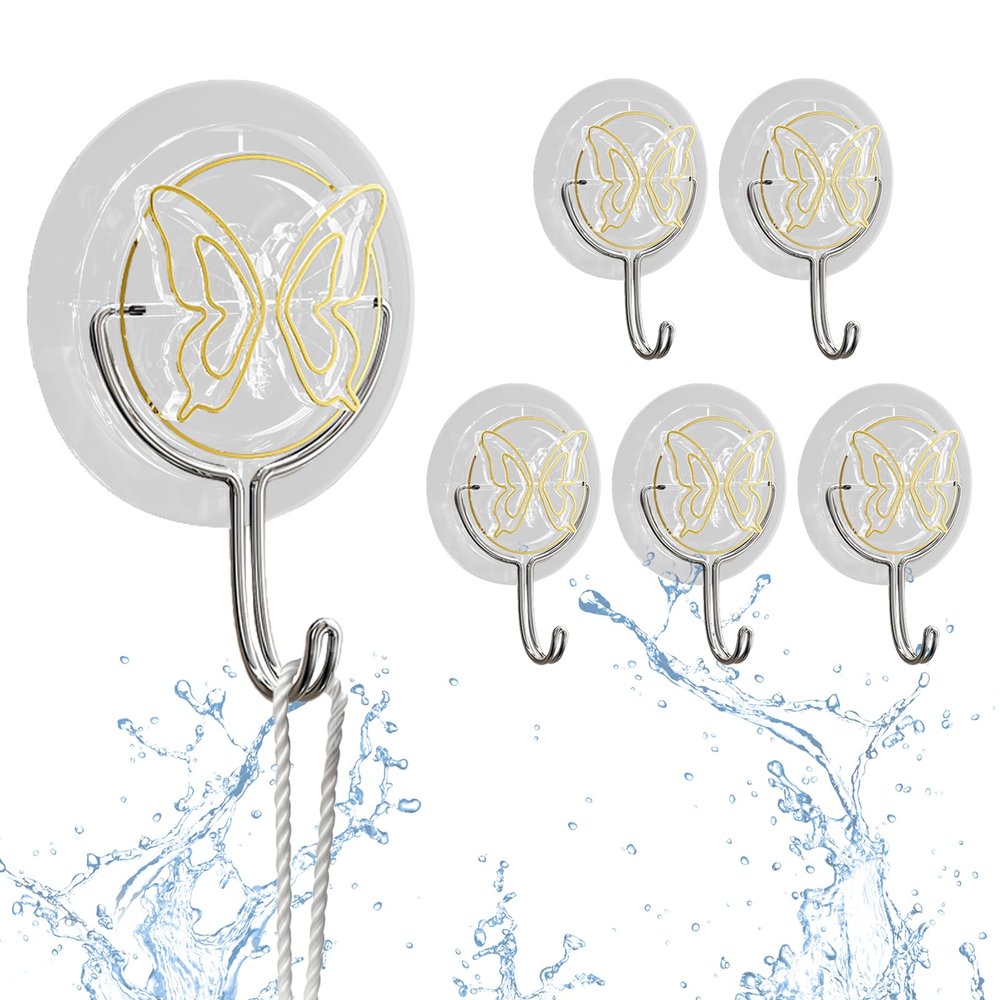 pilyero 6-Pack Suction Cup Hooks