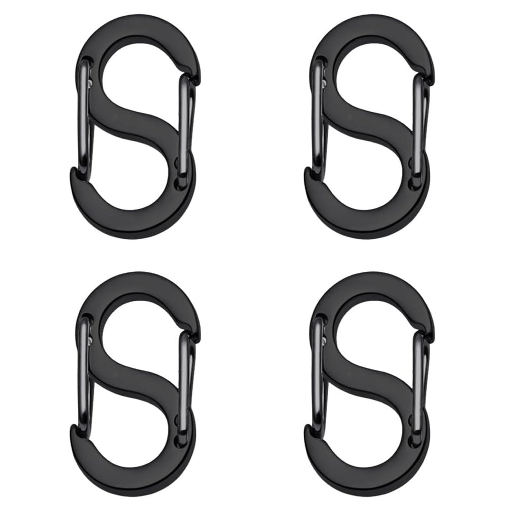 QZKJQDD 4-Pack Mini Keychain Clips