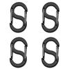 QZKJQDD 4-Pack Mini Keychain Clips view 1