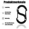 QZKJQDD 4-Pack Mini Keychain Clips view 3