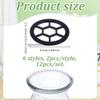 NBEADS 12 Pack Mason Jar Propagation Topper view 2