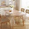 Transparent Tablecloth, Washable PVC Table Cover view 1