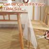 Transparent Tablecloth, Washable PVC Table Cover view 4