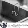 ycezw Sponge Holder - Double Sink Sponge Rack - Stainless Steel with Quick Drain view 2