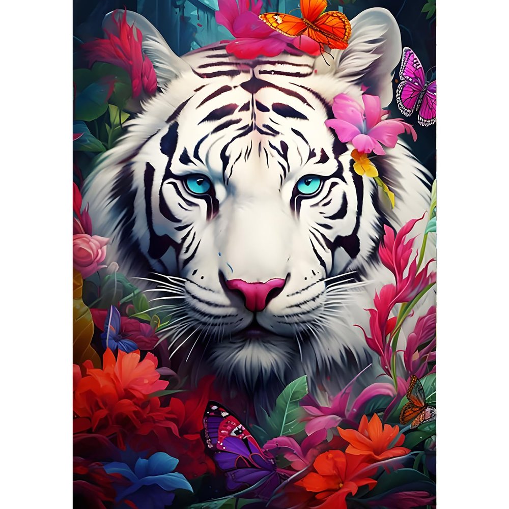 QINRUBB DIY Weier Tiger Diamond Painting Kit