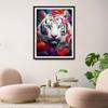 QINRUBB DIY Weier Tiger Diamond Painting Kit view 2