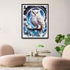 QINRUBB DIY White Owl Diamond Painting Kit view 2