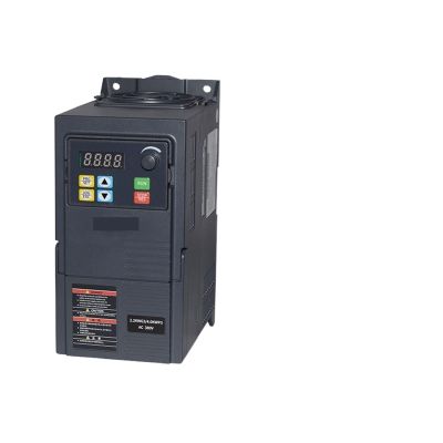 Variable Frequency Drive, 0.75/1.5/2.2/3 kW, 1/2/3 HP, 380 V, Economical Motor Speed Converter with Vector Control, Compact Inverter (2.2 kW, DC 370–630 V)