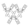 Luxshiny 6-Piece Beehive Connectors, Durable Beehive Locks view 1