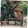 Luxshiny Antique Carved Display Stand for Home and Office view 4