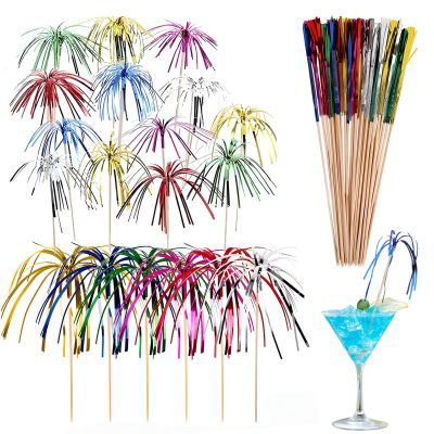 100 Cocktail Decoration Firework Sticks