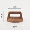 Universal Pot Lid Knob - Dark Wood view 2