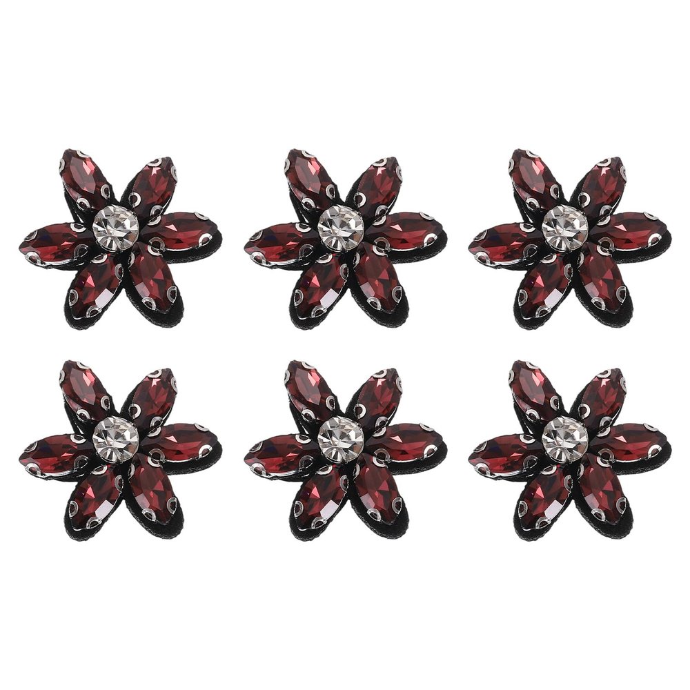 QUARKZMAN 6 Handmade Flower Bead Applications