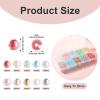 PandaHall Faceted Bicone Glass Beads, 1,420 Pieces, 10 Colors view 2