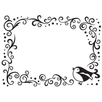 Vaessen Creative Bird Embossing Folder 14.6 x 10.7 cm