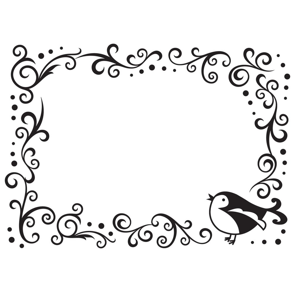 Vaessen Creative Bird Embossing Folder 14.6 x 10.7 cm