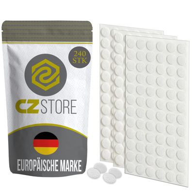 CZ Store - Self-Adhesive Velcro Pads | 240 PCS - 15 MM | LIFETIME WARRANTY