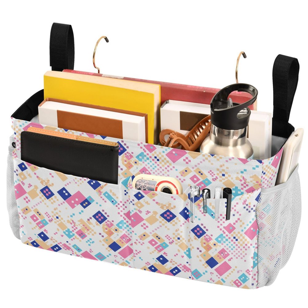 FRODOTGV Abstract Bedside Caddy with Water Bottle Holder