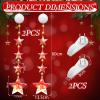 2-Pack LED Christmas Window Lights with Suction Cups view 4